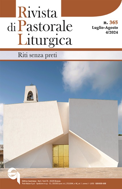 Editrice Queriniana | Rivista Rivista di Pastorale Liturgica | Bimestrale per la formazione e l’aggiornamento<br>degli operatori liturgici
