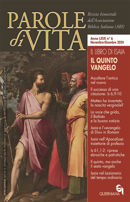 Editrice Queriniana | Rivista Parole di Vita | Rivista bimestrale<br>dell’Associazione Biblica Italiana (ABI)