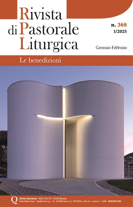 Editrice Queriniana | Rivista Rivista di Pastorale Liturgica | Bimestrale per la formazione e l’aggiornamento<br>degli operatori liturgici